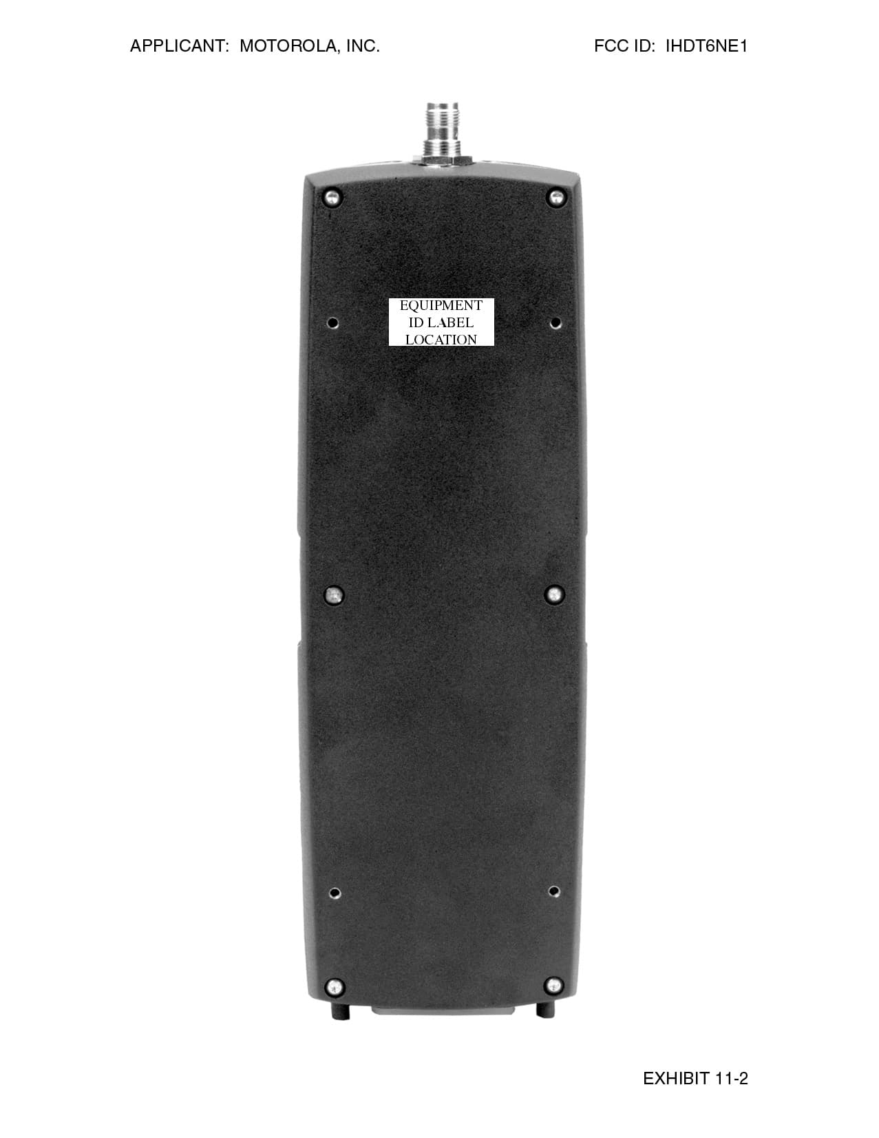 Mobile Satellite Transceiver - FCC ID IHDT6NE1 - Motorola Mobility LLC (1)