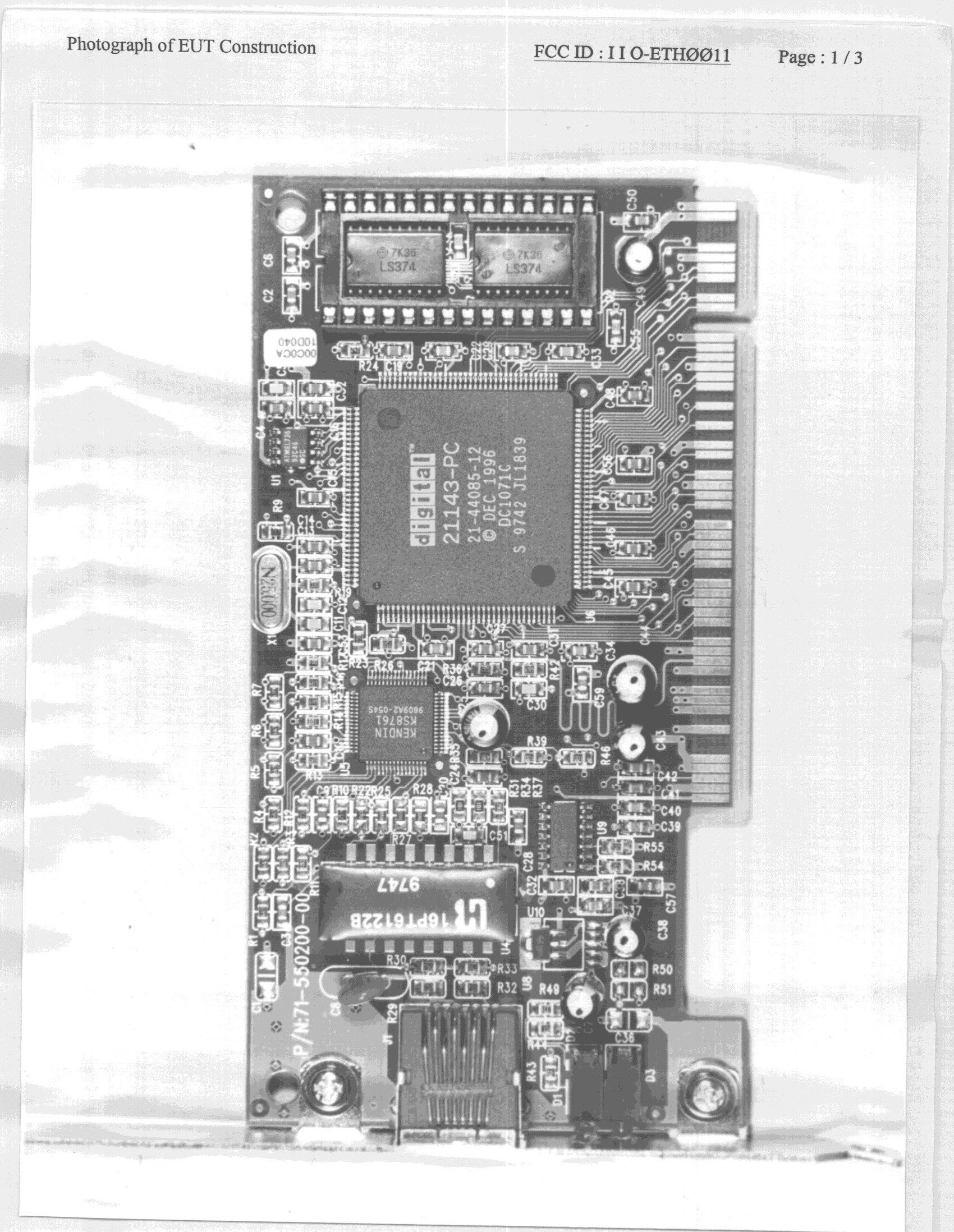 JBP - Part 15 Class B Computing Device Peripheral - FCC ID IIO-ETH0011 - CNet Technology Inc (2)