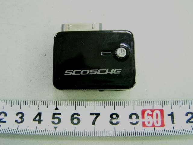 Bottom Dock BlueTooth Transmitter for iPod - FCC ID IKQBTTRNS03 - Scosche Industries Inc (2)