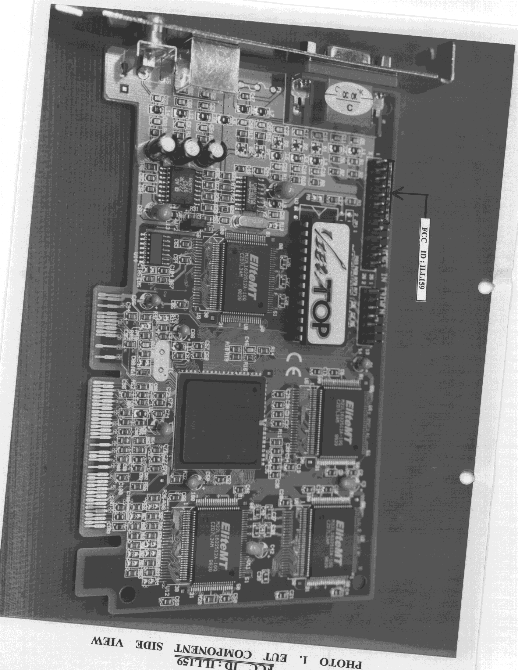 Graphics Accelerator Card - FCC ID ILL159 - Britek Electronics Co Ltd