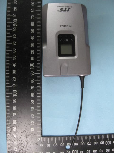 UHF PLL Body-Pack Transmitter - FCC ID INGPT36BG2 - JTS PROFESSIONAL CO., LTD.