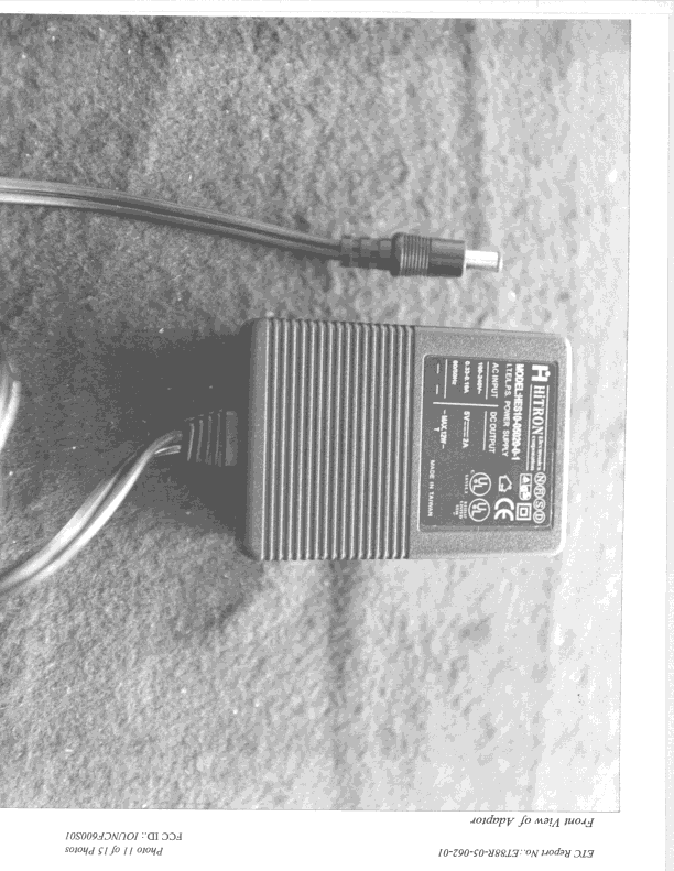 DSS - Part 15 Spread Spectrum Transmitter - FCC ID IOUNCF600S01 - National Datacomm Corporation