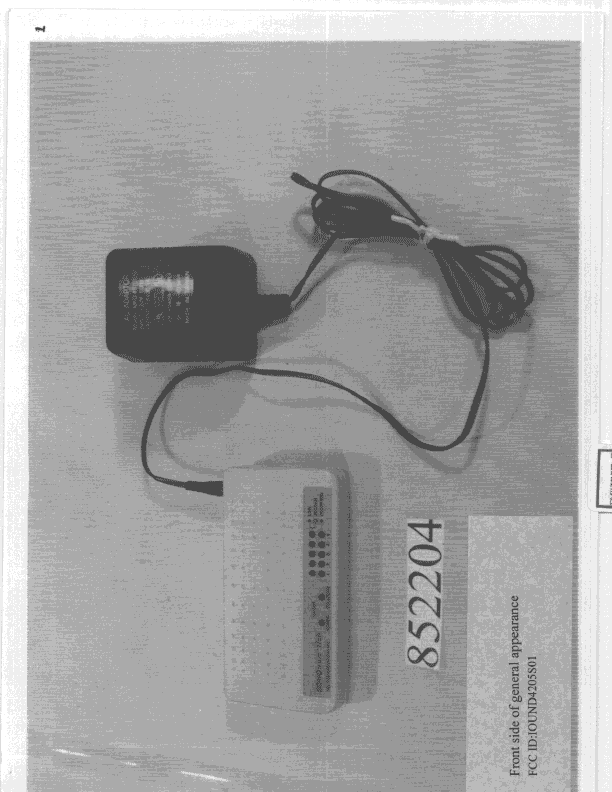 JBP - Part 15 Class B Computing Device Peripheral - FCC ID IOUND4205S01 - National Datacomm Corporation