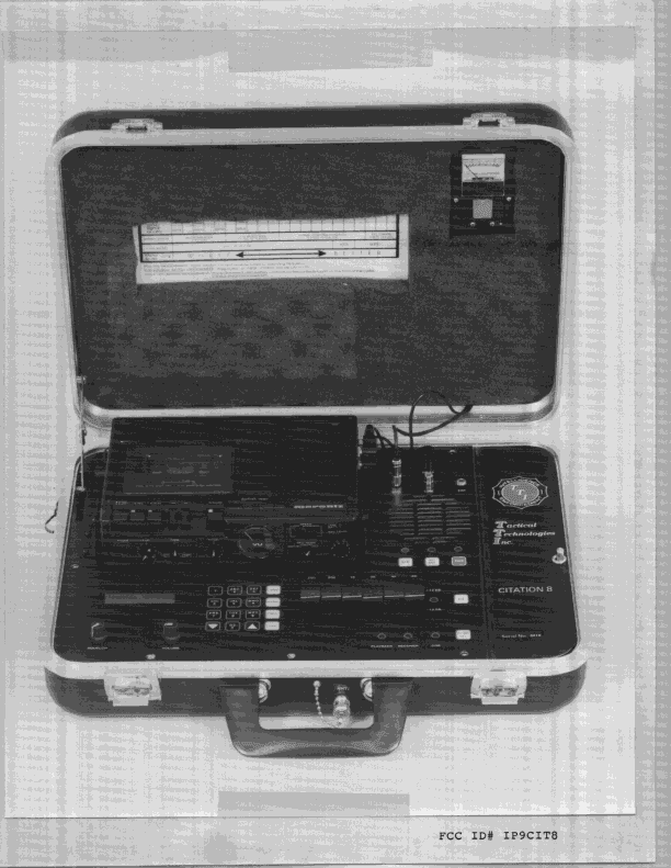 Surveillance Receiver - FCC ID IP9CIT8 - Tactical Technologies Inc (3)