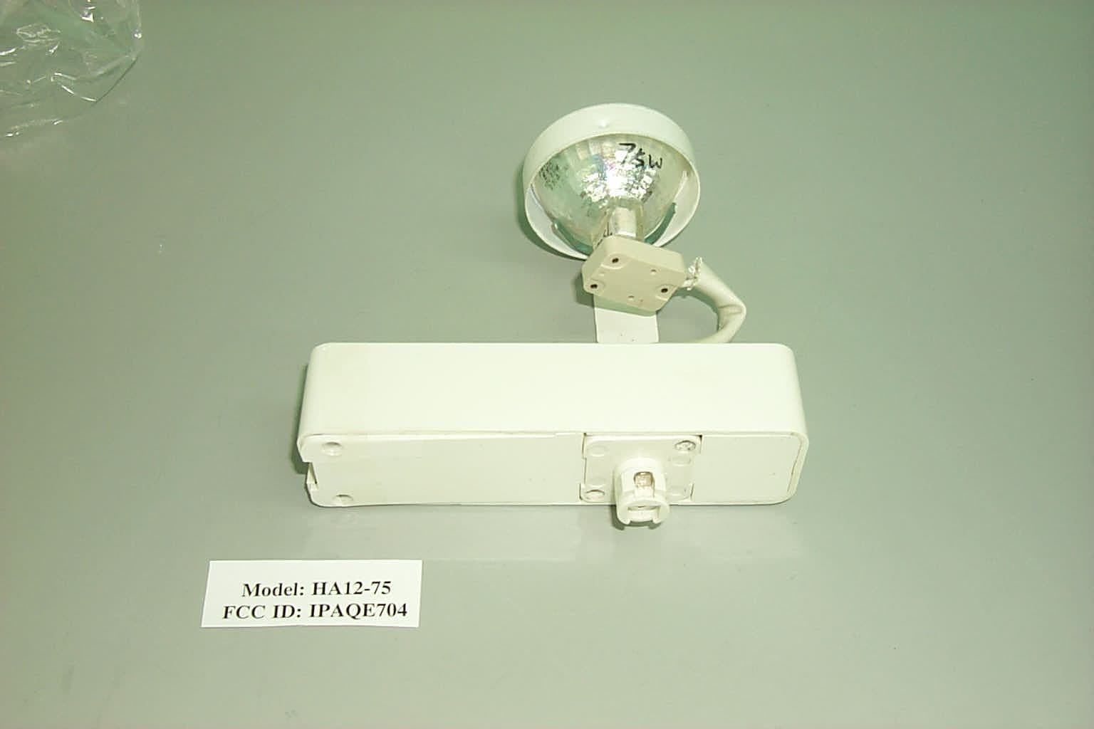 RF Light - FCC ID IPAQE704 - Neotec Industrial Limited