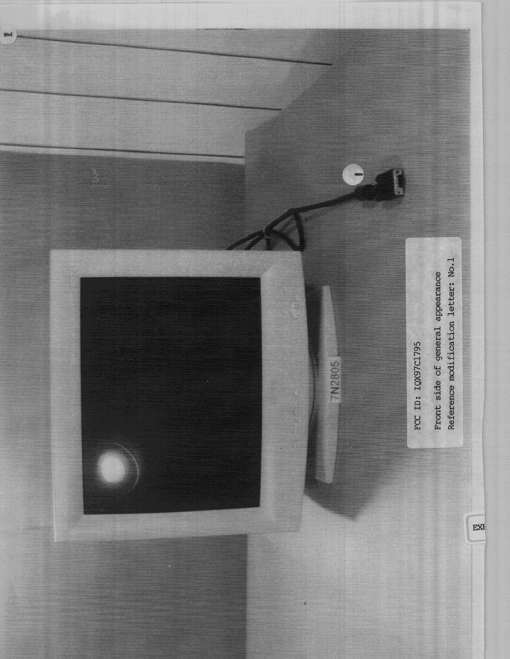 JBP - Part 15 Class B Computing Device Peripheral - FCC ID IQX97C1795 - Q-Run Technology Corporation