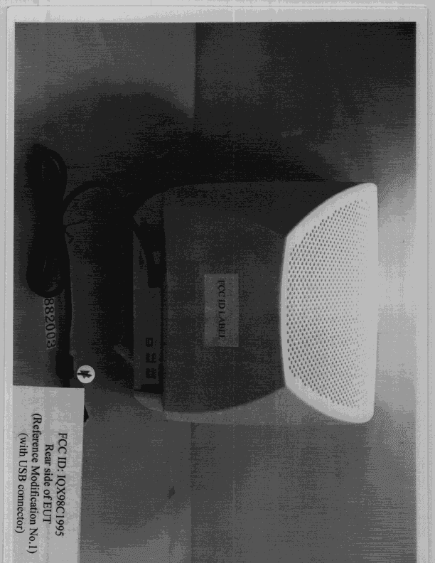 JBP - Part 15 Class B Computing Device Peripheral - FCC ID IQX98C1995 - Q-Run Technology Corporation