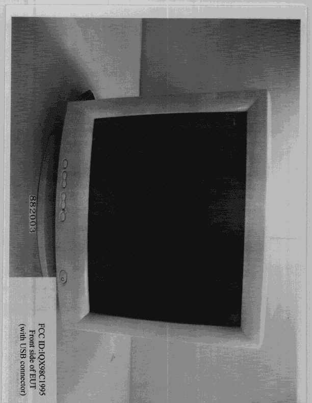 JBP - Part 15 Class B Computing Device Peripheral - FCC ID IQX98C1995 - Q-Run Technology Corporation (3)