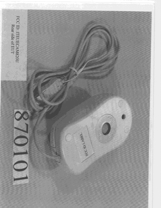 Mouse - FCC ID ITEUECAM820U - Ultima Electronics Corp (2)