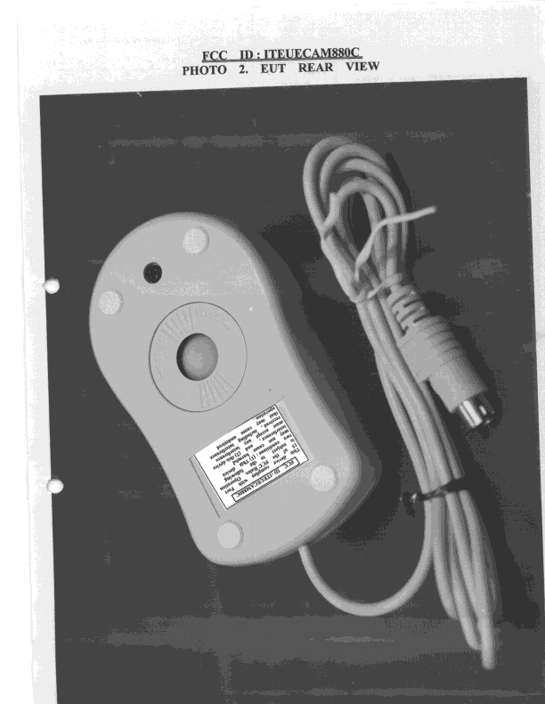 Mouse - FCC ID ITEUECAM880C - Ultima Electronics Corp (2)