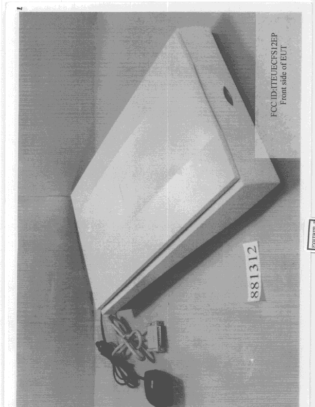 JBP - Part 15 Class B Computing Device Peripheral - FCC ID ITEUECFS12EP - Ultima Electronics Corp (2)