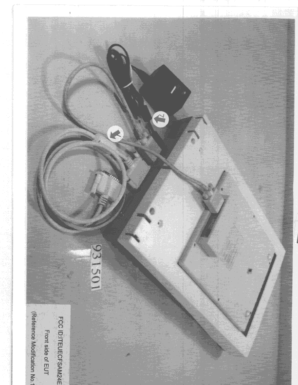 JBP - Part 15 Class B Computing Device Peripheral - FCC ID ITEUECFSAM24EP - Ultima Electronics Corp