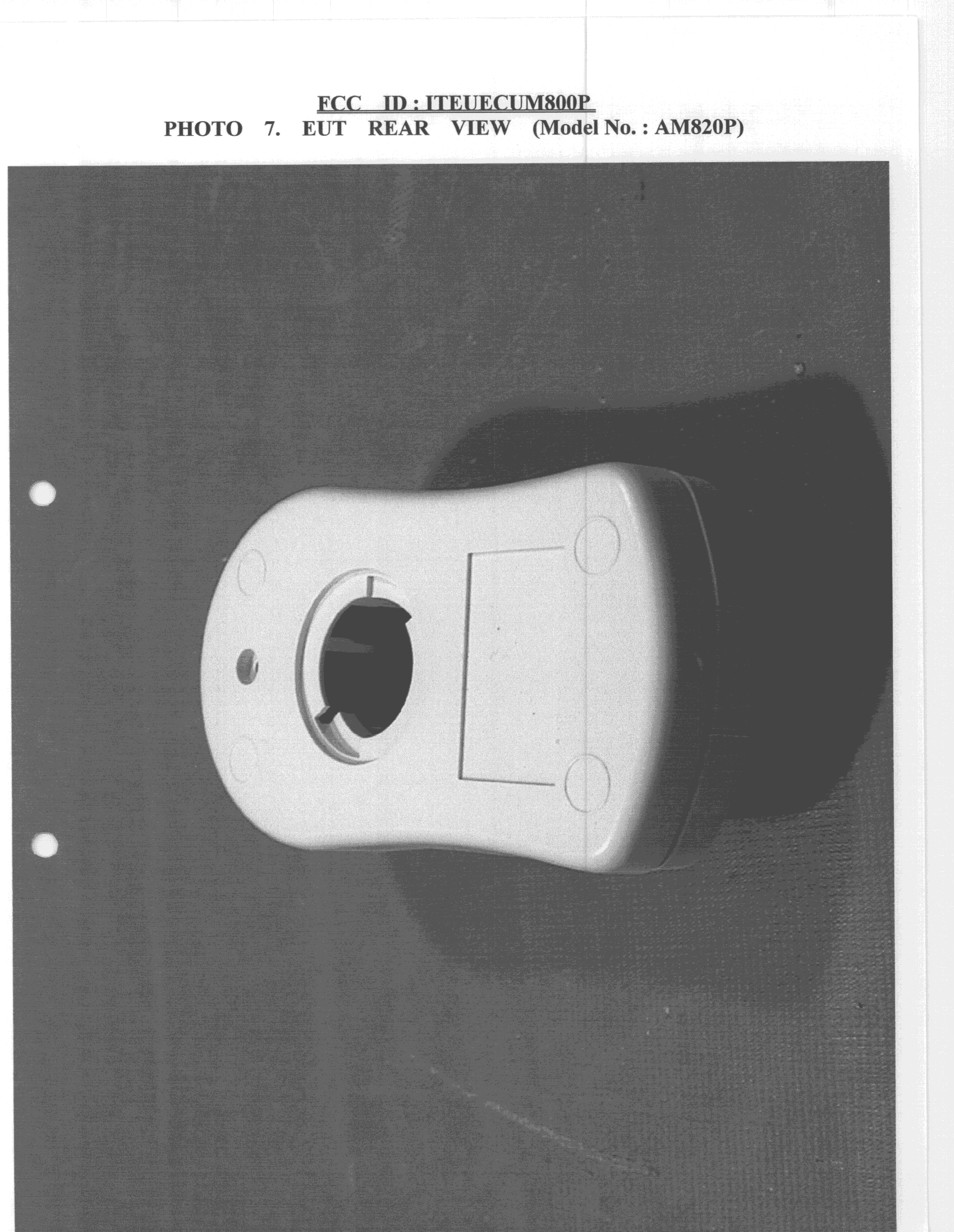 JBP - Part 15 Class B Computing Device Peripheral - FCC ID ITEUECUM800P - Ultima Electronics Corp (5)