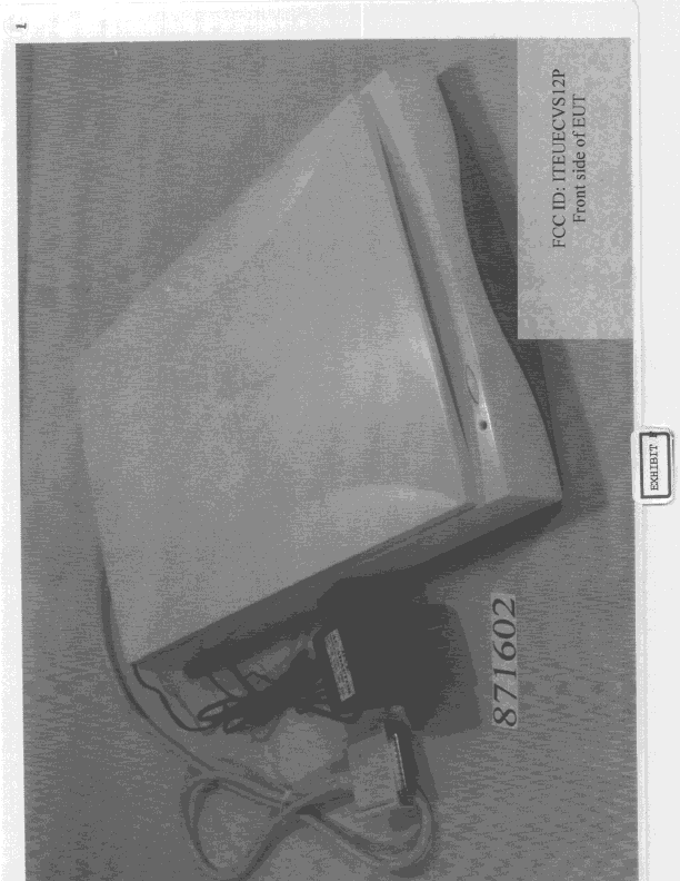 JBP - Part 15 Class B Computing Device Peripheral - FCC ID ITEUECVS12P - Ultima Electronics Corp (2)