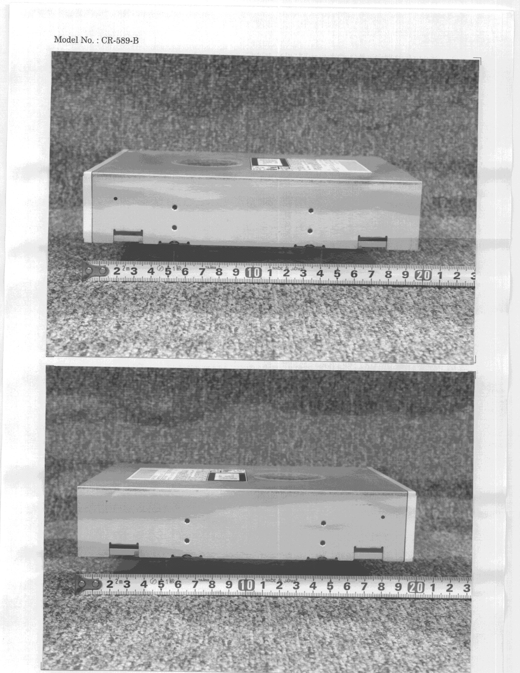 JBP - Part 15 Class B Computing Device Peripheral - FCC ID IUO9TB072CRB - Panasonic Healthcare Co., Ltd. (2)