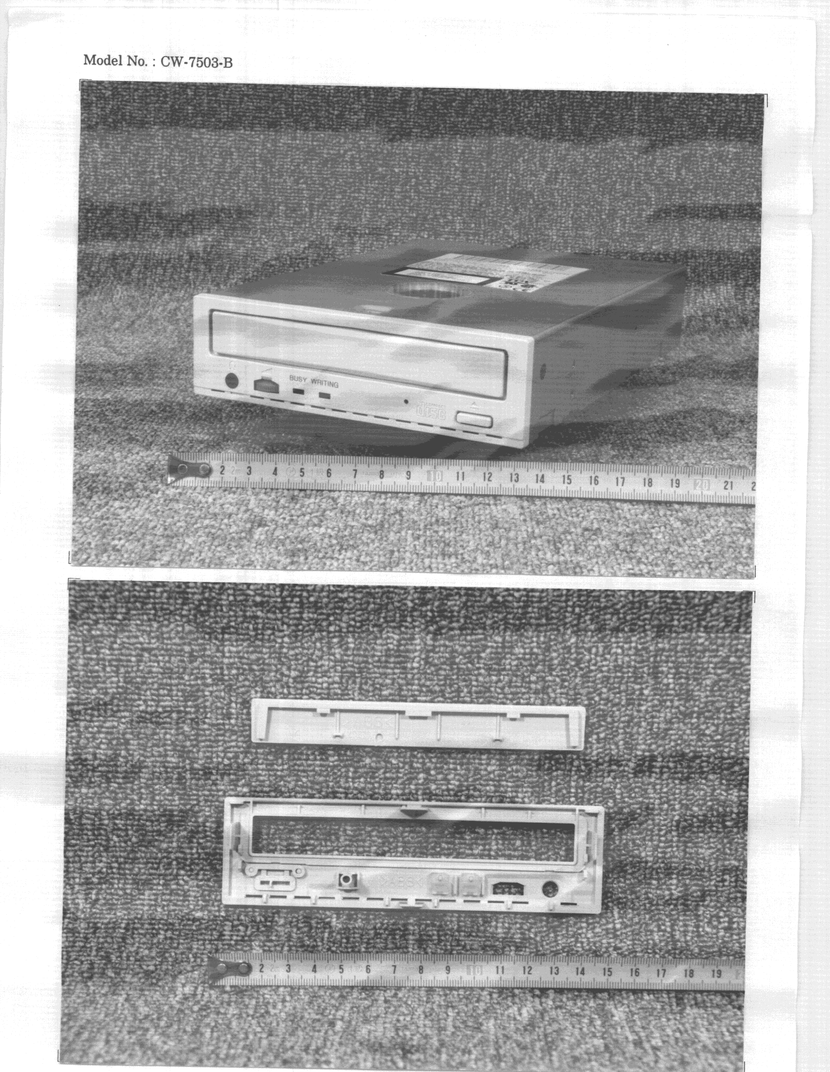 CD-R ROM Drive - FCC ID IUO9TB074CRB - Panasonic Healthcare Co., Ltd. (2)