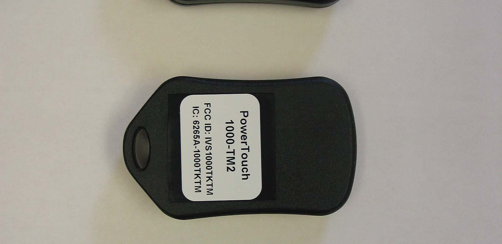 Security/Remote Control Transmitter - FCC ID IVS1000TKTM - Touchtronics Inc