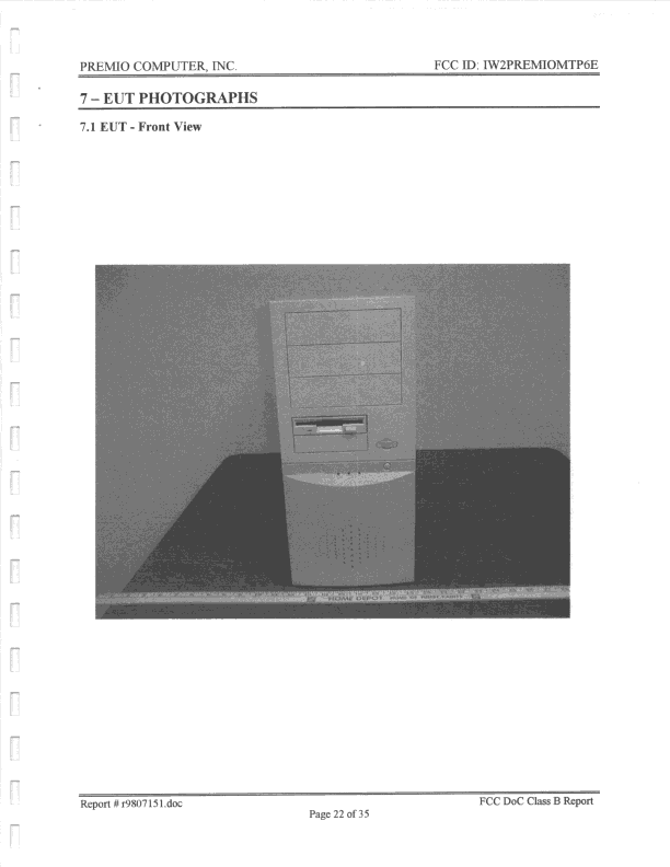 JBC - Part 15 Class B Computing Device/Personal Computer - FCC ID IW2PREMIOMTP6E - Premio Computer Inc (2)