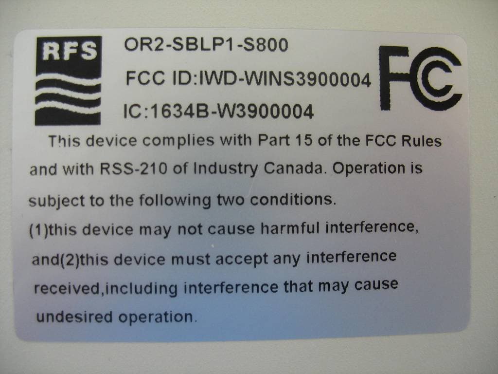 iDEN 800 Pico-repeater - FCC ID IWD-W3900005 - Radio Frequency Systems Inc (3)