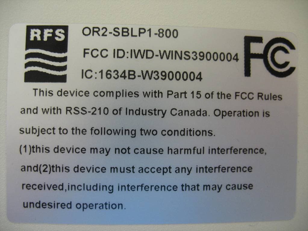 CDMA/CELL 850 Pico-repeater - FCC ID IWD-W3900006 - Radio Frequency Systems Inc (3)