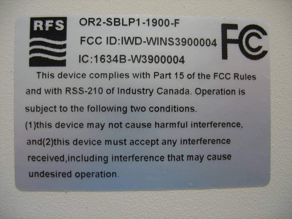 PCS 1900 Pico-repeater - FCC ID IWD-W3900009 - Radio Frequency Systems Inc (3)