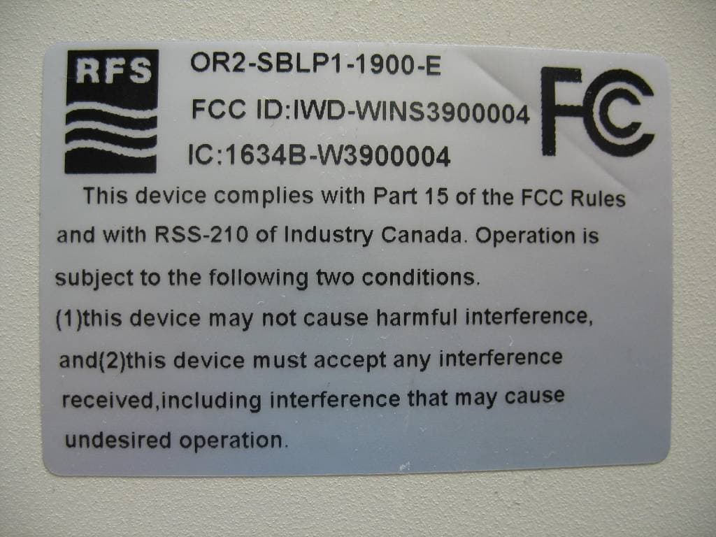 PCS 1900 Pico-repeater - FCC ID IWD-W3900009 - Radio Frequency Systems Inc (2)