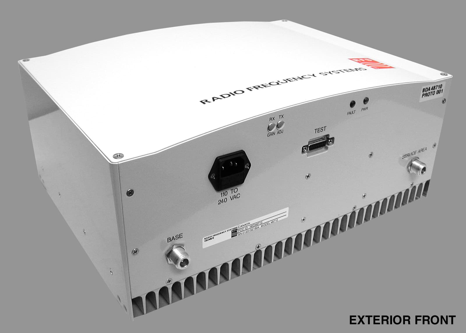 48710 & 48722 Signal Boosters - FCC ID IWD48710 - Radio Frequency Systems Inc