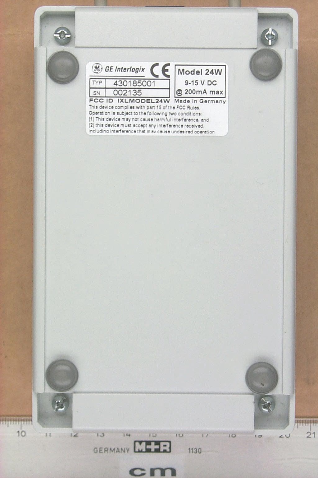 Proximity Reader - FCC ID IXLMODEL24W - Deister Electronic GmbH (2)