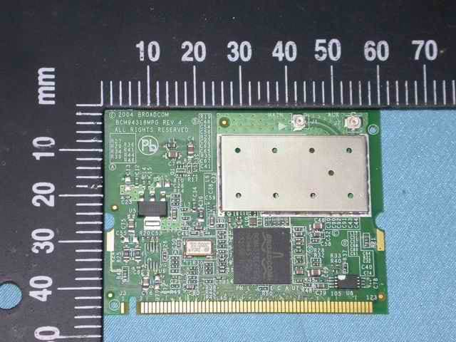 802.11b/g Mini-PCI Module - FCC ID IXMMPGBR05 - Universal Scientific Industrial Co., Ltd. (2)