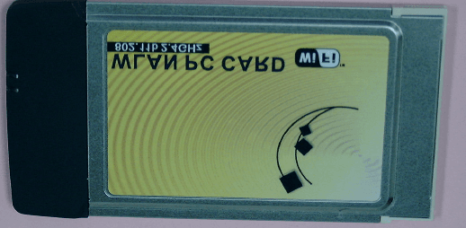 2.4 GHz WLAN PCMCIA Card - FCC ID IXMPCBAG - Universal Scientific Industrial Co., Ltd.