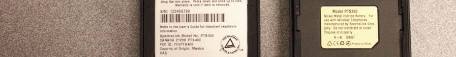 Wireless Telephone - FCC ID IYGPTB400 - Spectralink Corporation