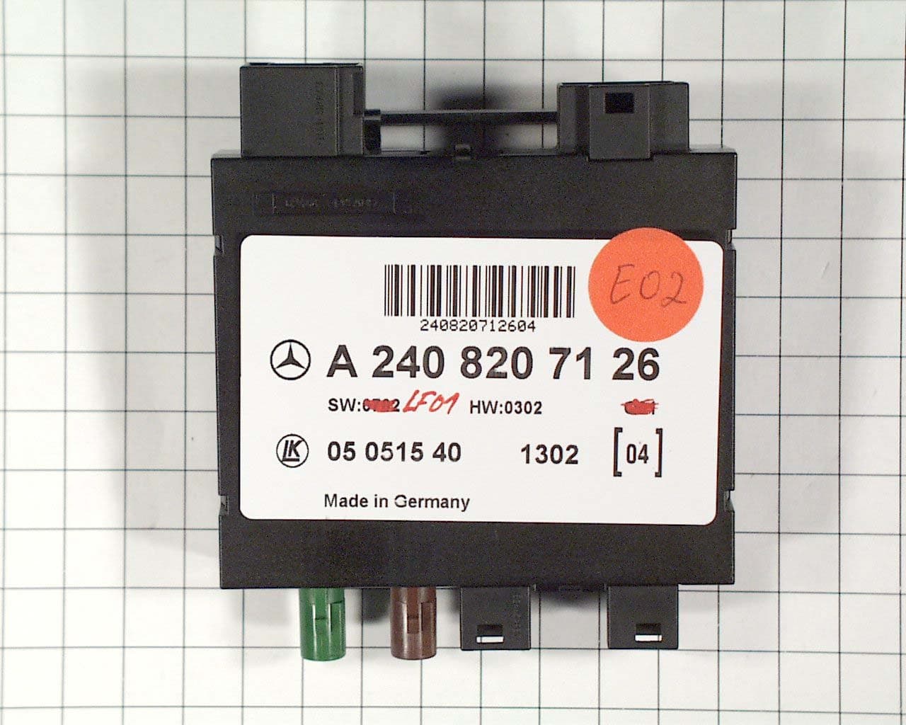 Keyless Go W211 Rear Module - FCC ID IYZ3354 - Marquardt GmbH