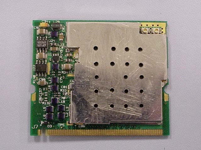 Mini PCI Card - FCC ID J3OWM3A5000 - Xircom