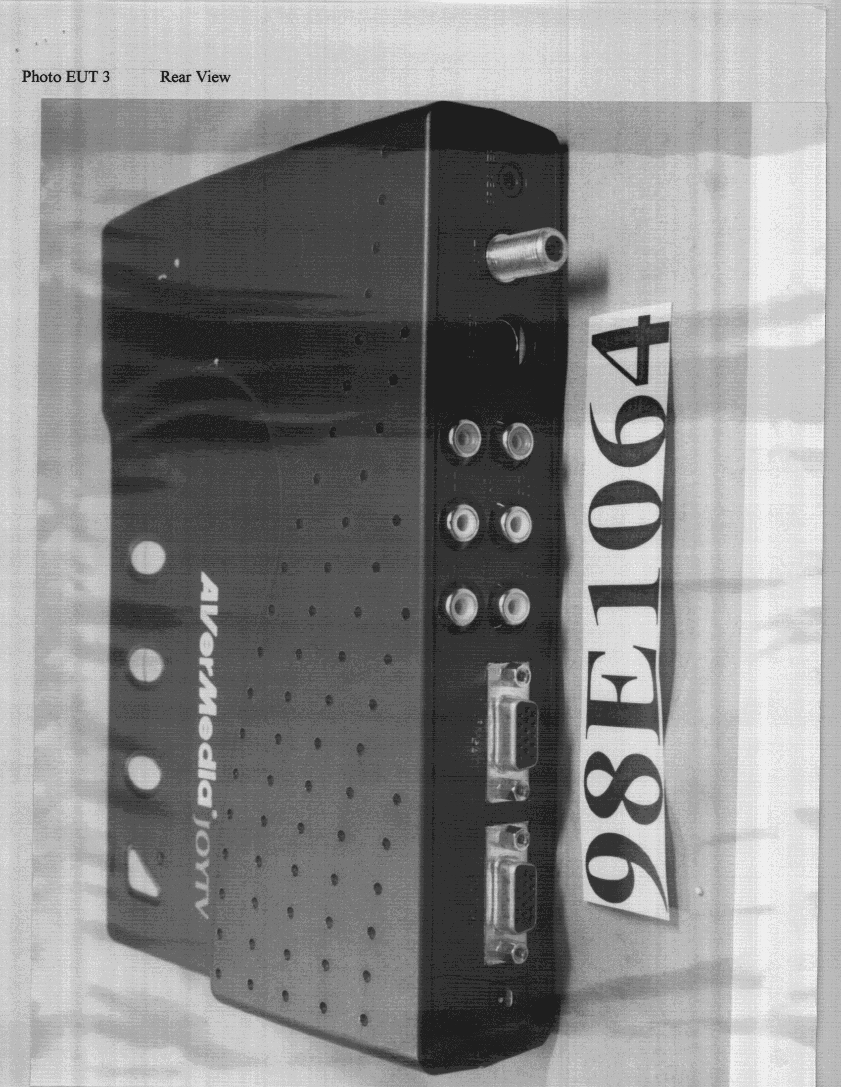 JBP - Part 15 Class B Computing Device Peripheral - FCC ID J4EM0A1 - AverMedia Technologies Inc (2)