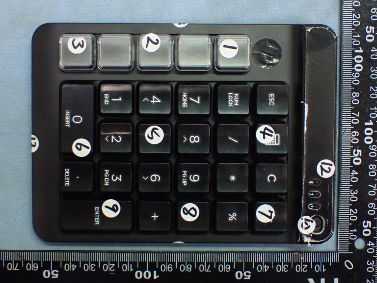 HP Wireless Keypad - FCC ID J75TPAS003K - Sunrex Technology Corp