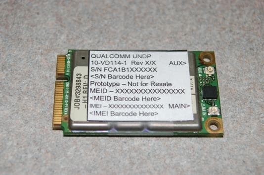 UNDP-1 PCI Express Mini Card - FCC ID J9CUNDP-1 - Qualcomm Technologies, Inc.