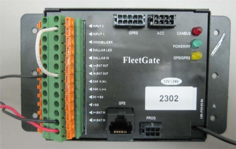Car Data Logger - FCC ID JAKFG3E - Roseman Engineering Ltd.