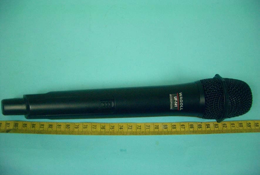 Wireless Handheld Transmitter Microphone - FCC ID JEBUF-141 - Mascot Electric Co., Ltd.