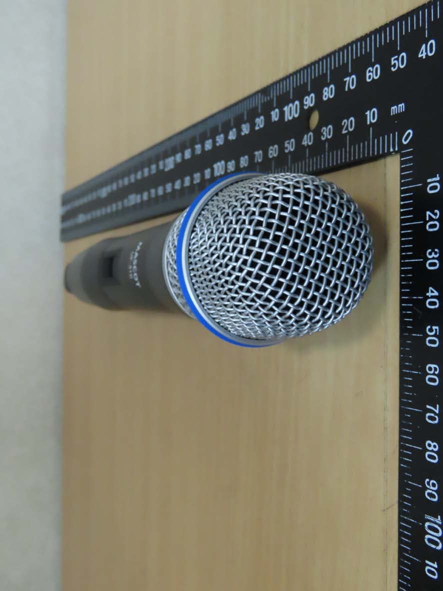 Handheld Microphone - FCC ID JEBUF-31B - Mascot Electric Co., Ltd.