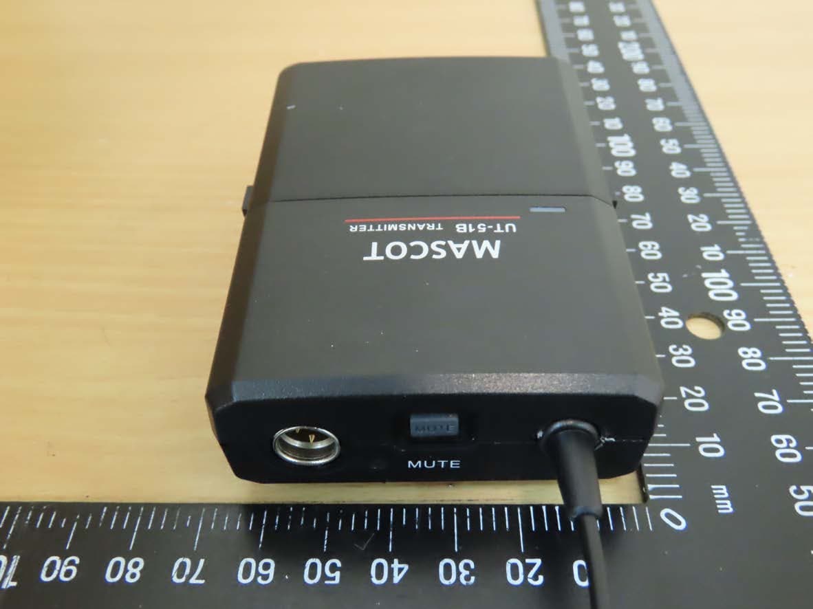 Bodypack Transmitter - FCC ID JEBUT-51B - Mascot Electric Co., Ltd. (2)