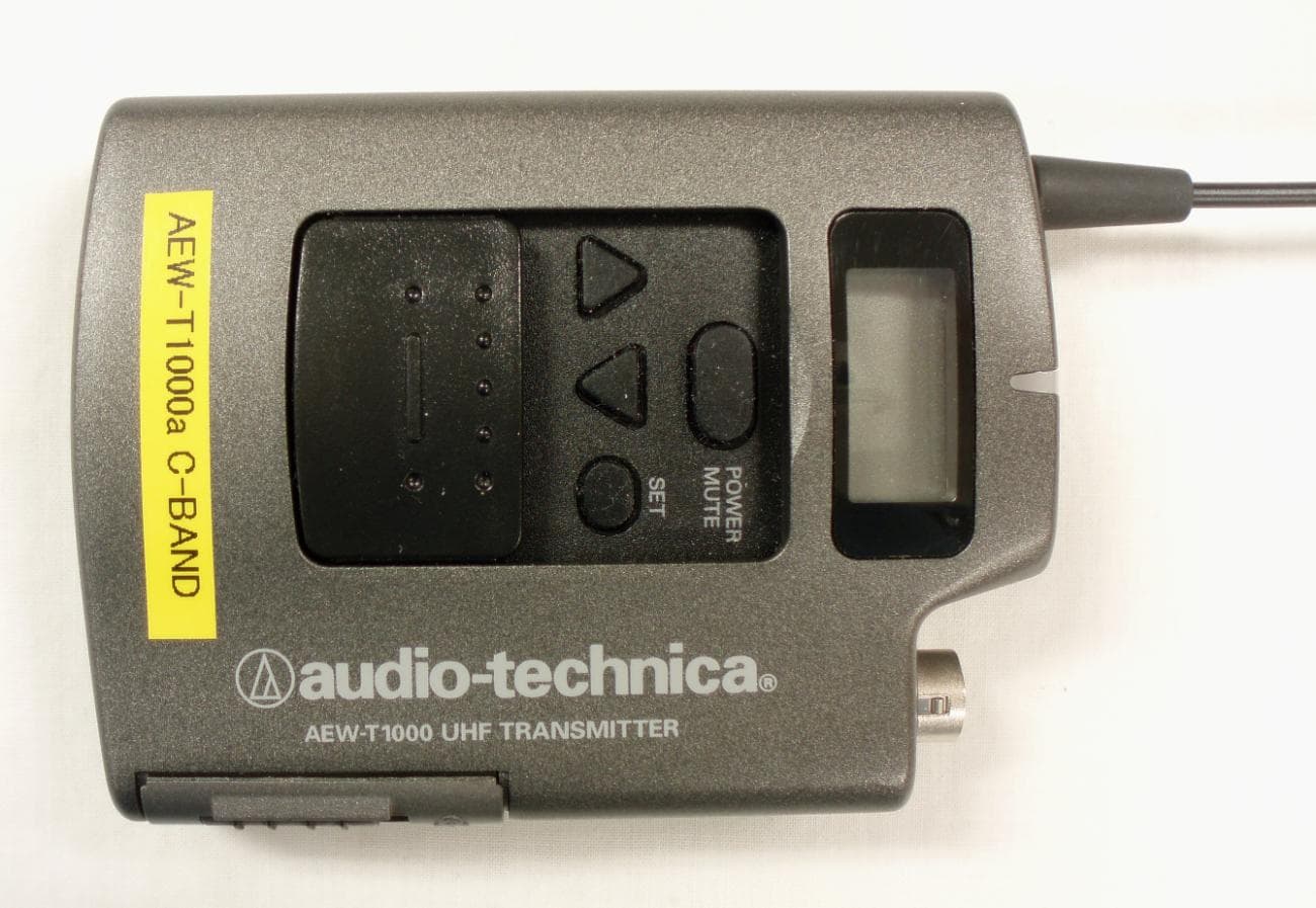 BODY PACK WIRELESS MIC - FCC ID JFZT1000AC - Audio-Technica Corporation