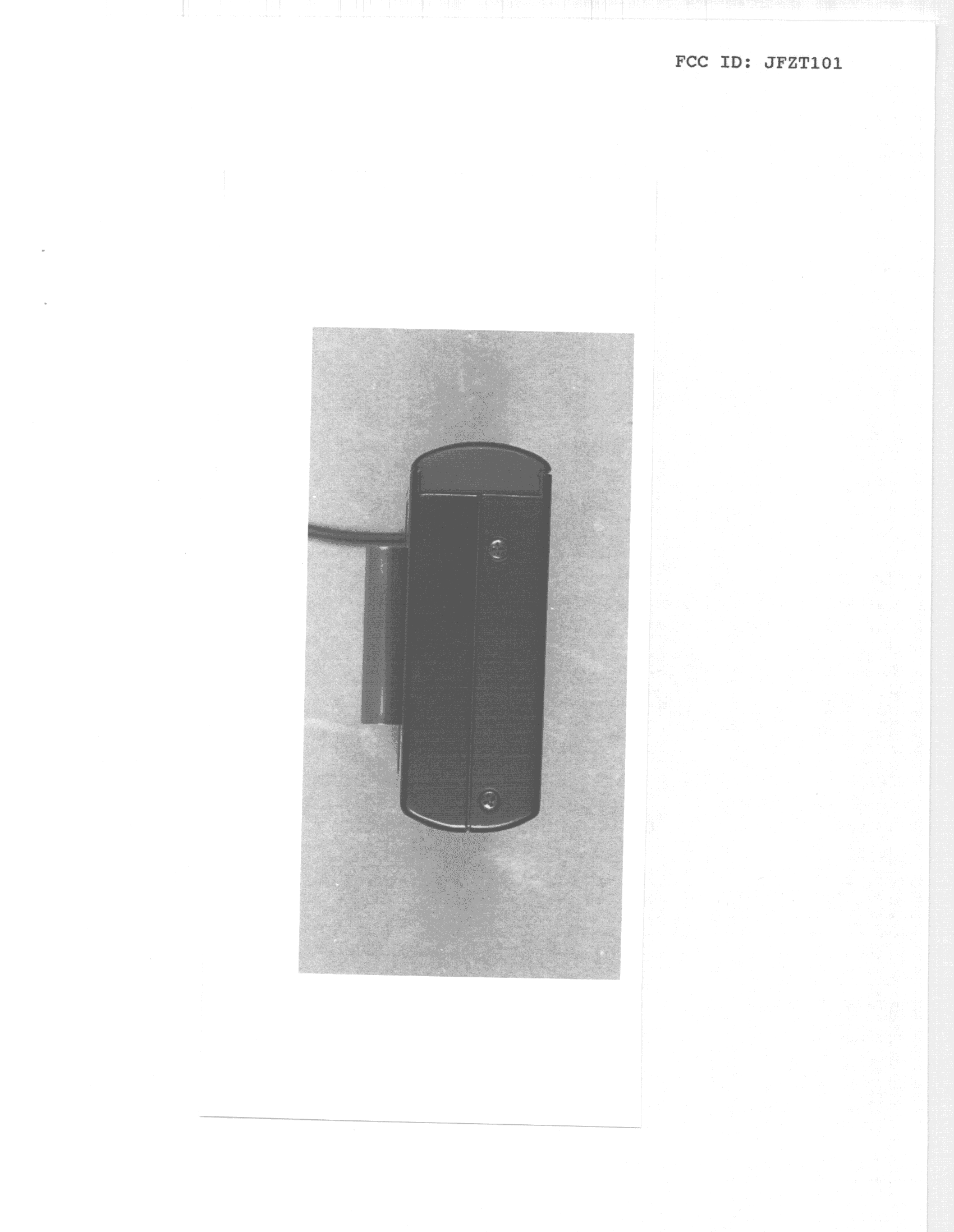 TBF - Licensed Broadcast Transmitter Held to Face - FCC ID JFZT101 - Audio-Technica Corporation (4)