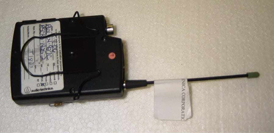 BELTPACK TRANSMITTER - FCC ID JFZT1801D - Audio-Technica Corporation (1)