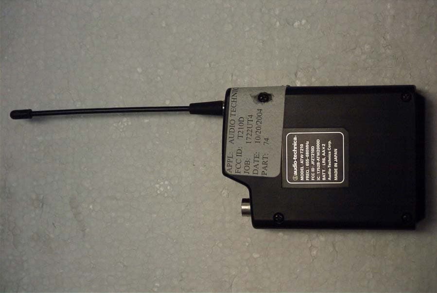 Transmitter - FCC ID JFZT210D - Audio-Technica Corporation (2)