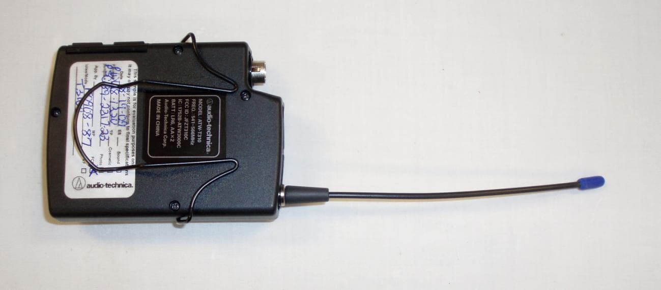 BELTPACK WIRELESS MICROPHONE - FCC ID JFZT310BC - Audio-Technica Corporation (2)