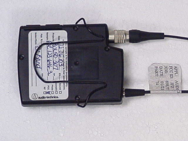 WIRELESS MICROPHONE TRANSMITTER - FCC ID JFZT310C - Audio-Technica Corporation (1)