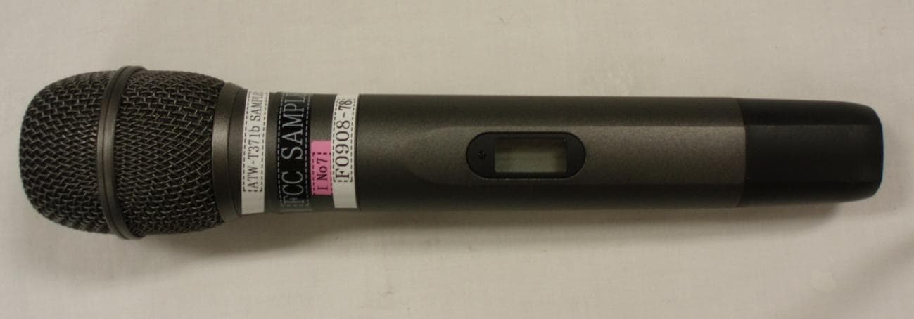 HANDHELD WIRELESS MICROPHONE - FCC ID JFZT371BI - Audio-Technica Corporation (3)