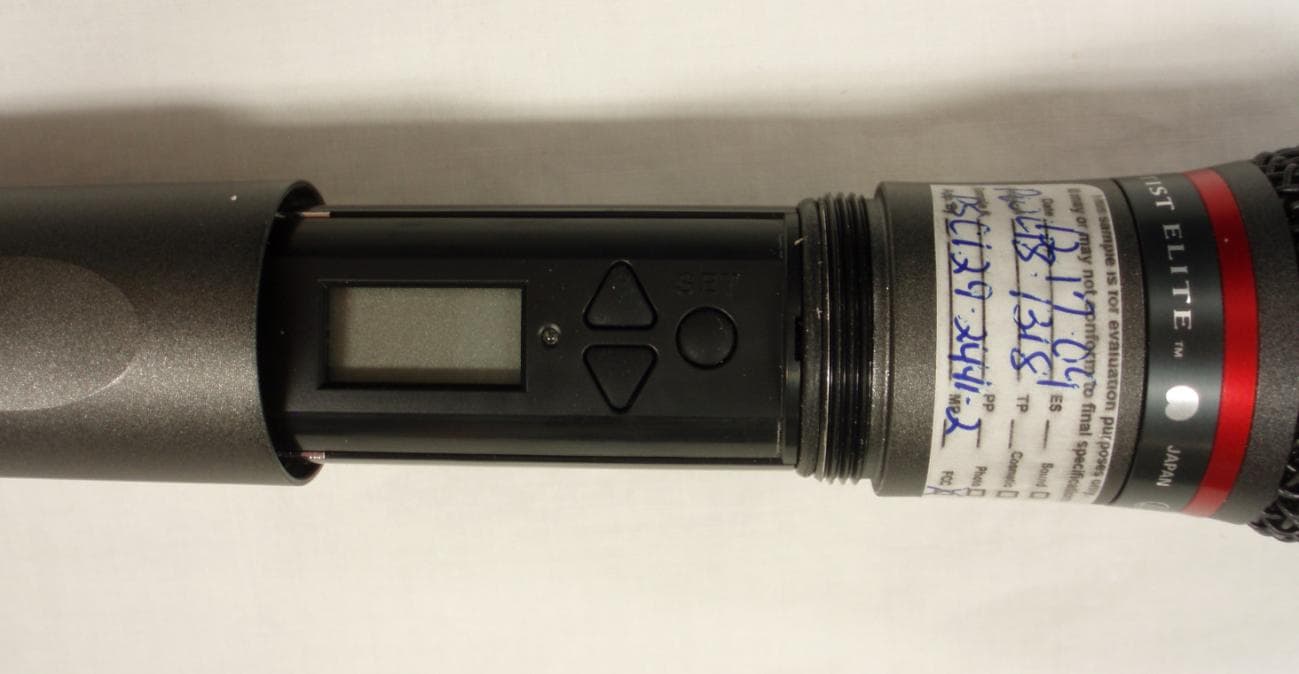 HANDHELD WIRELESS MIC - FCC ID JFZT5000AC - Audio-Technica Corporation