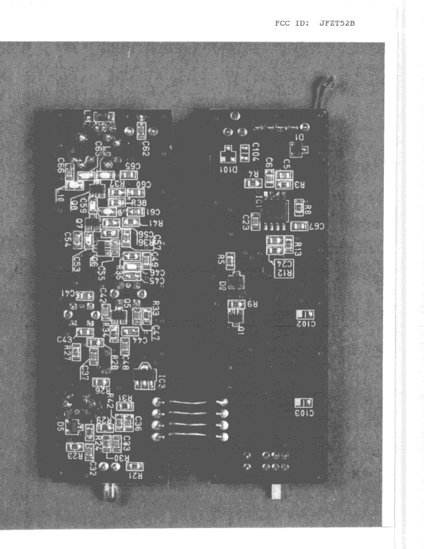 TBF - Licensed Broadcast Transmitter Held to Face - FCC ID JFZT52B - Audio-Technica Corporation (2)