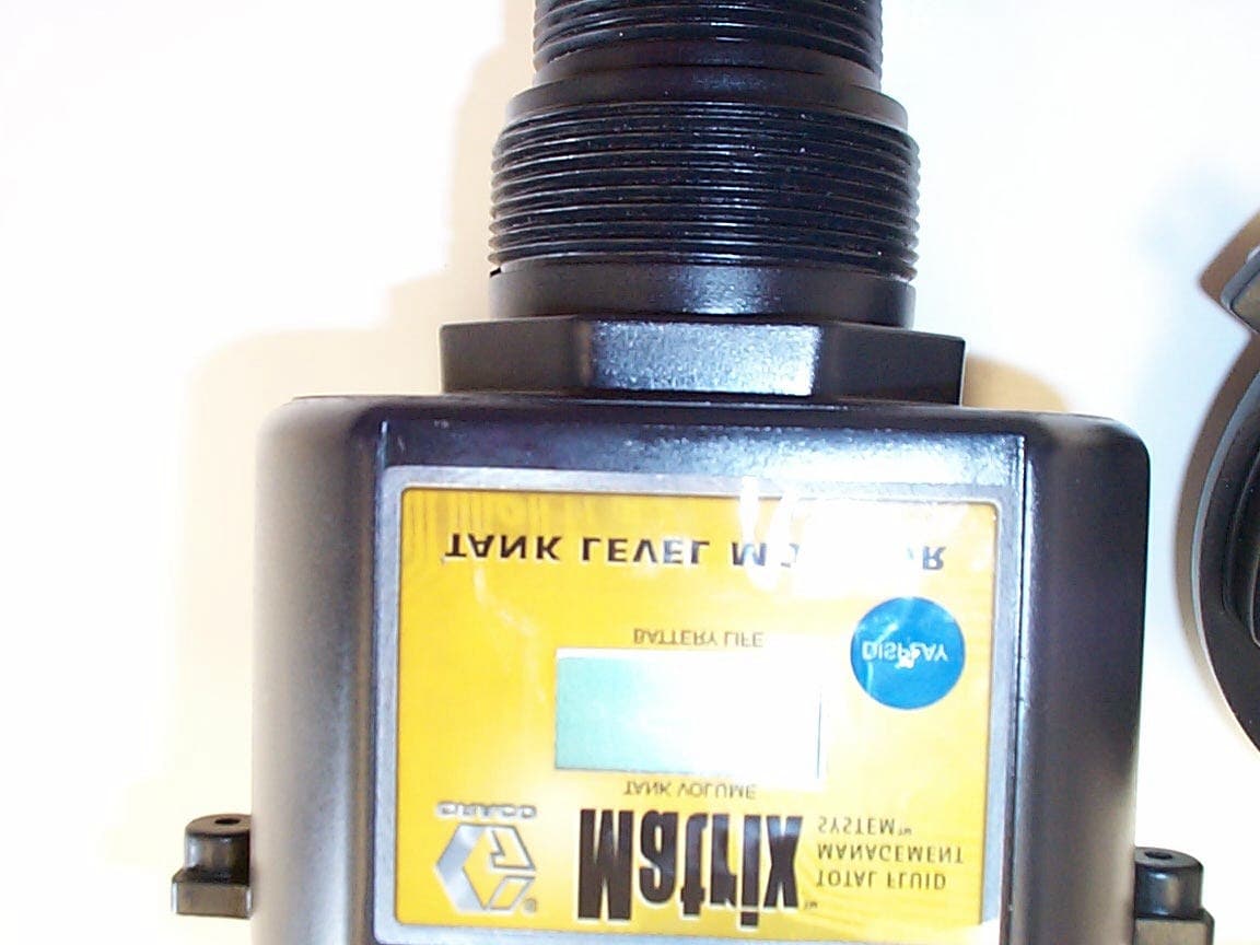 Matrix Tank Level Monitor - FCC ID JHITANKTXRX - Graco Inc